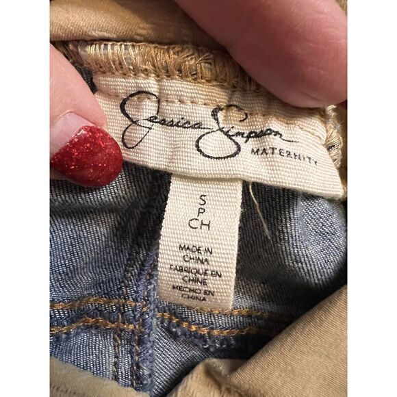 Jessica Simpson a Maternity Womens Jeans Size Small Metal Embellishments See Pic - Picture 14 of 14
